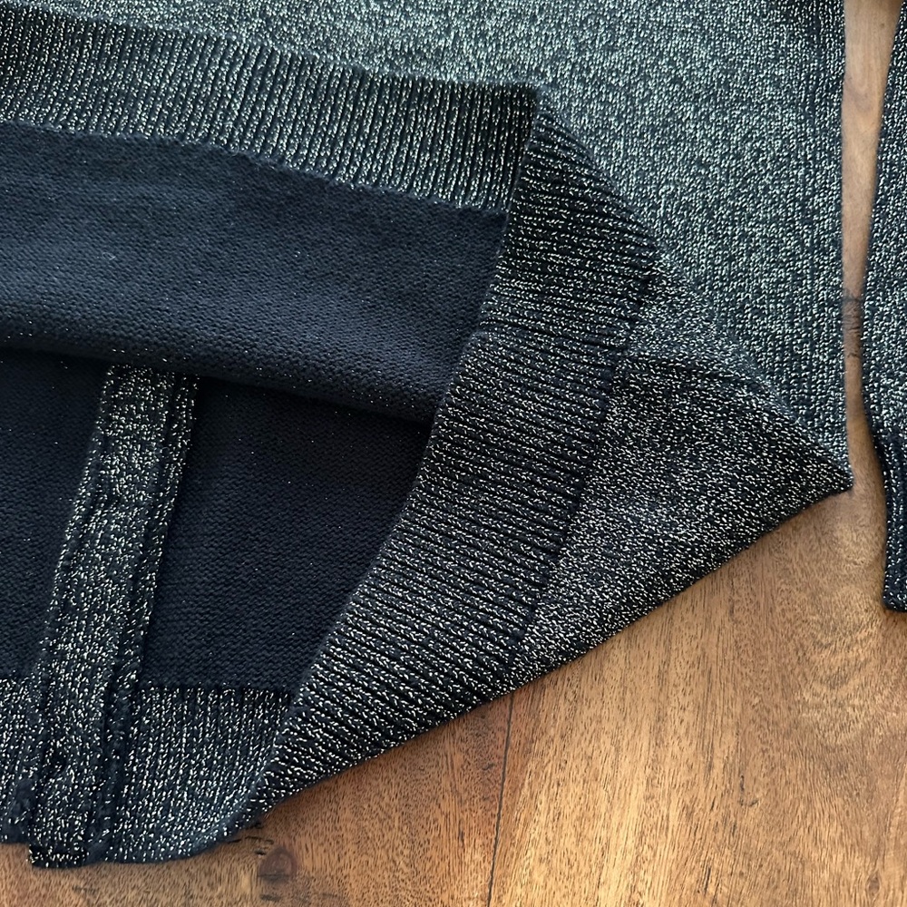 ☀️ New! ANTHRO Velvet By Graham & Spencer Shimmer Oversized Cardigan - Picture 12 of 16